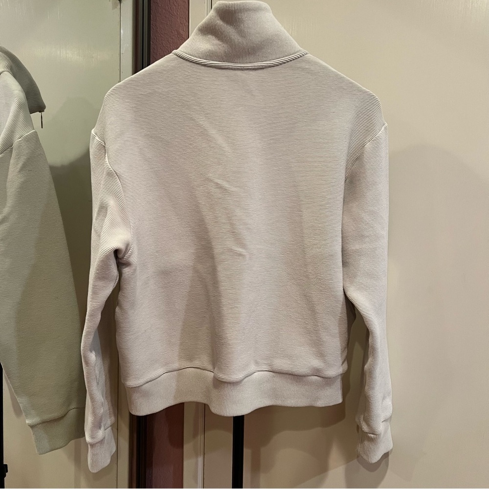 Varley Cream Bomber Jacket - Picture 2 of 9